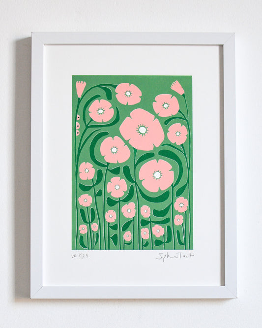 'POPPY PATROL' (A4 green/pink)