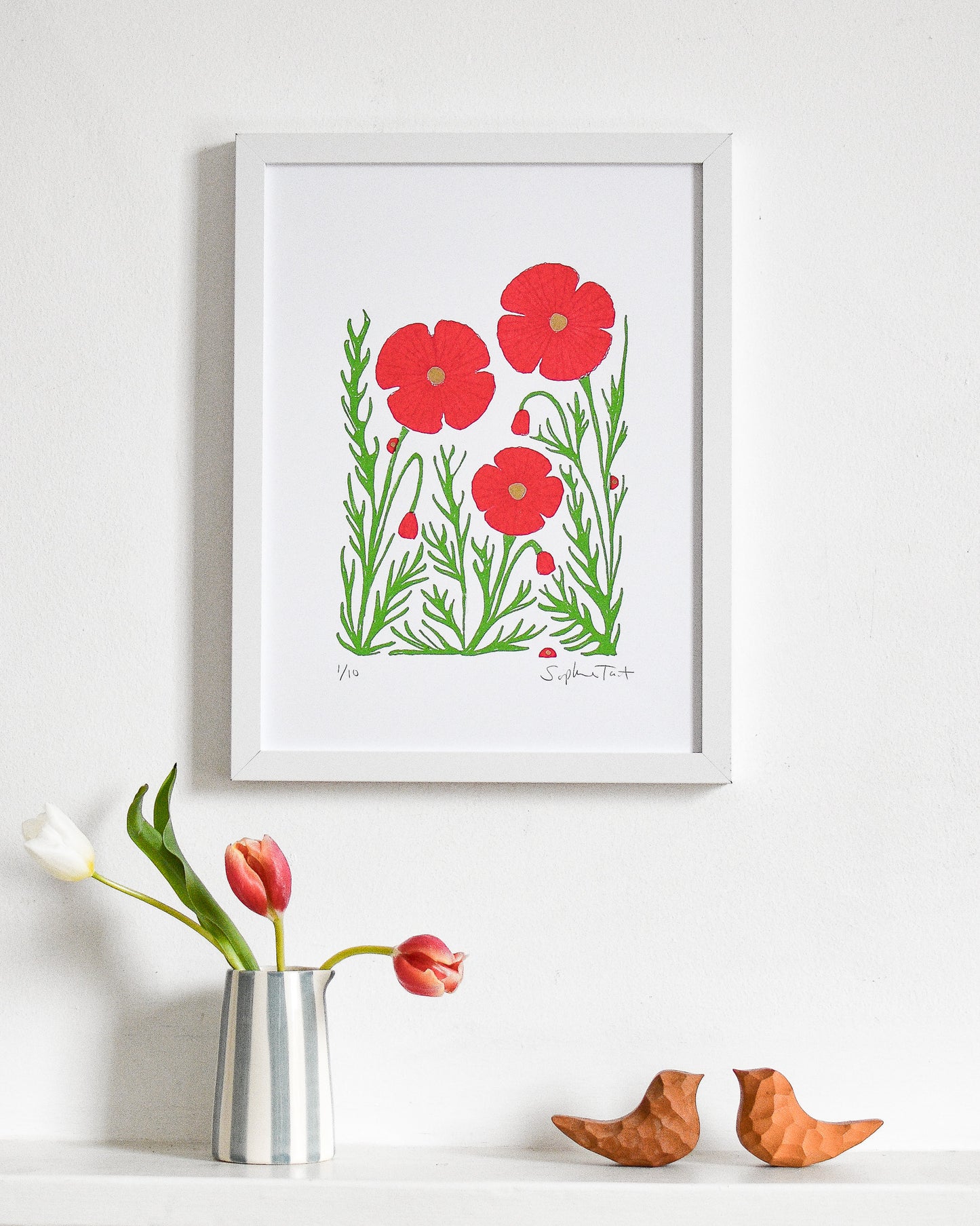 'BIG THREE' (A4 crimson/green)